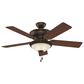 Hunter Italian Countryside 52" Ceiling Fan with Lights in Cocoa, , large