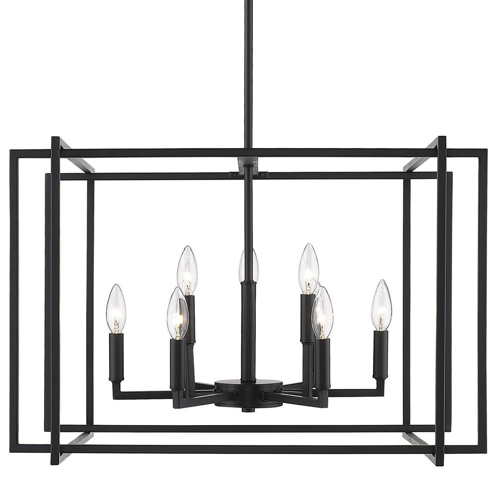 Golden Lighting Tribeca 9-Light Chandelier in Matte Black, , large