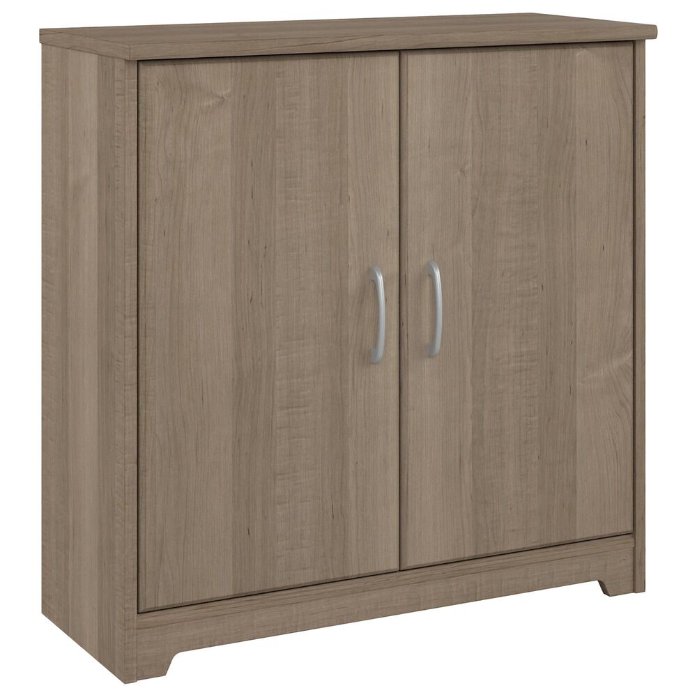 Bush Cabot Small Bathroom Storage Cabinet with Doors in Ash Gray