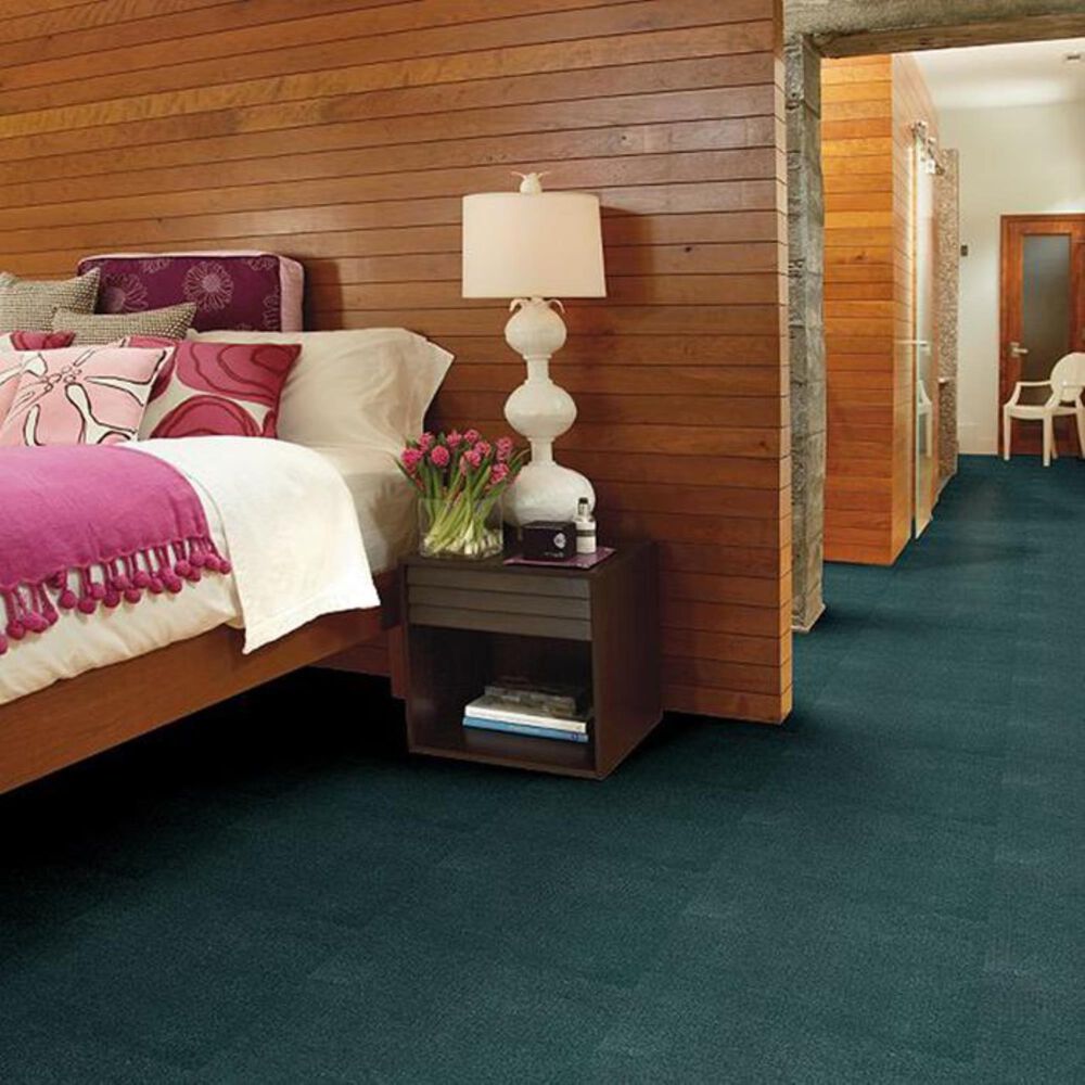 Shaw Emphatic 30 Carpet in Teal Manor, , large