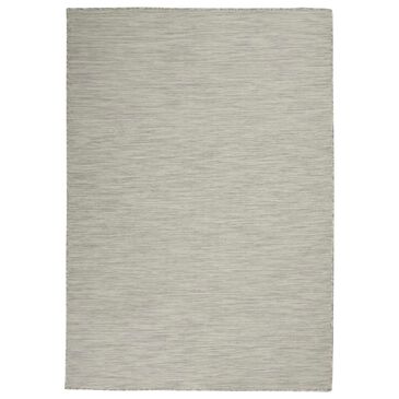 Nourison Positano 3" x 5" Light Grey Indoor/Outdoor Area Rug, , large