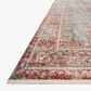 Magnolia Home Elise ELI-04 11"6" x 15"8" Sky and Red Area Rug, , large