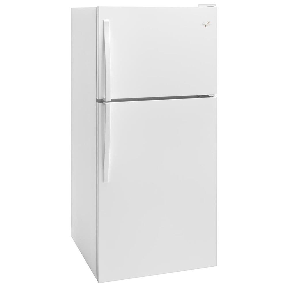 Whirlpool 18.2 Cu. Ft. Top Freezer Refrigerator with Ice Maker in White, , large