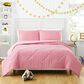 Peking Handicraft Olivia 2-Piece Full/Queen Comforter Set in Pink, , large