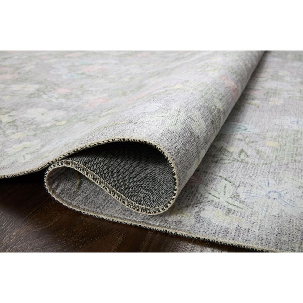 Rifle Paper Co. Palais 5&#39; x 7&#39;6&quot; Grey Area Rug, , large