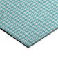 Dalyn Rug Company Hinton 2"3" x 7"6" Aqua Indoor/Outdoor Runner, , large