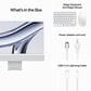 Apple 24-inch iMac with Retina 4.5K display: Apple M3 chip with 8 core CPU and 8 core GPU, 256GB SSD - Silver (Latest Model), , large