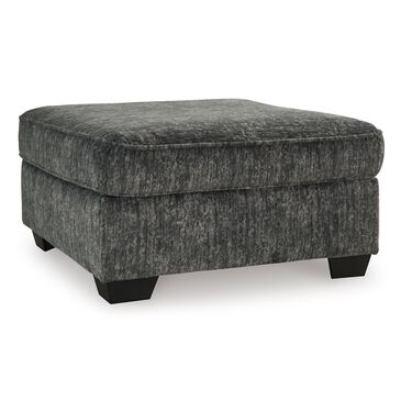 Signature Design by Ashley Lonoke Oversized Ottoman in Gunmetal, , large