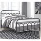 Signature Design by Ashley Nashburg Queen Metal Headboard/Footboard/Rails in Black, , large