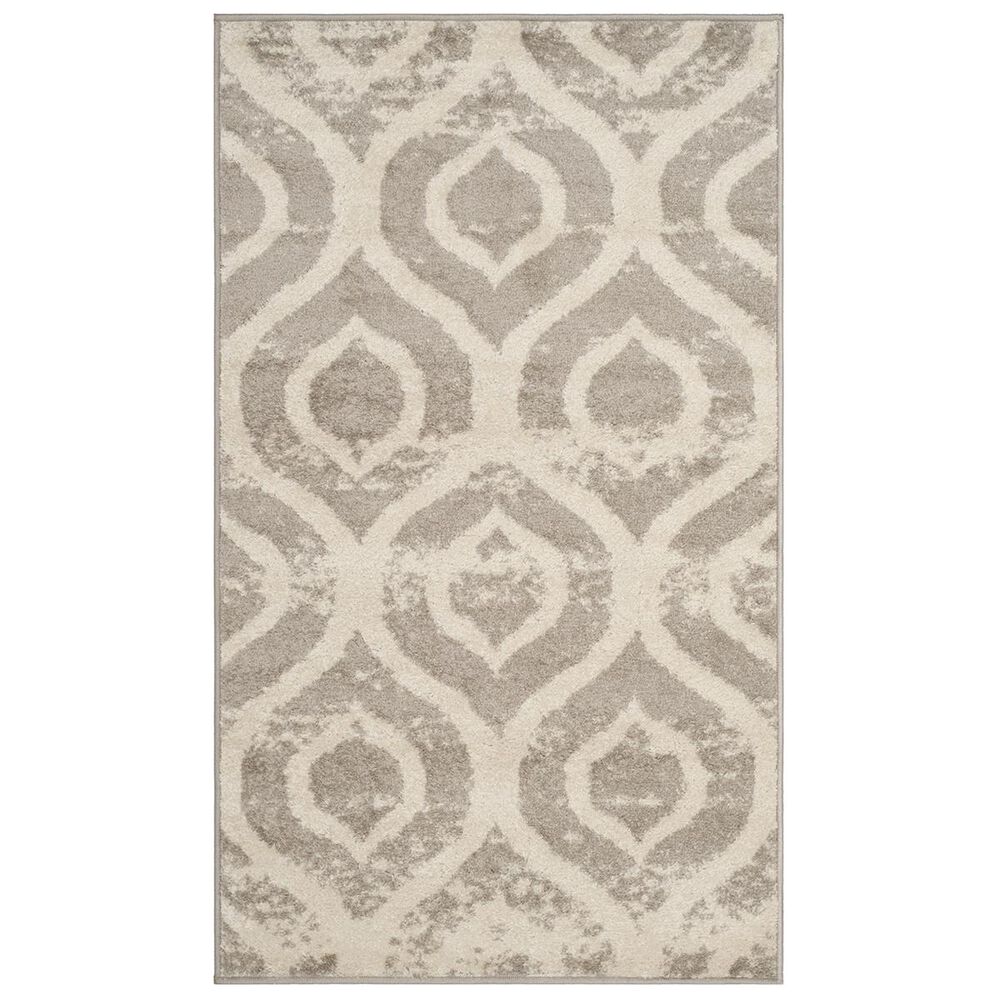 Safavieh Amsterdam AMS107A-3 3&#39; x 5&#39; Ivory/Mauve Area Rug, , large