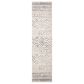 Safavieh Tulum TUL267A 2" x 21" Ivory and Grey Runner, , large