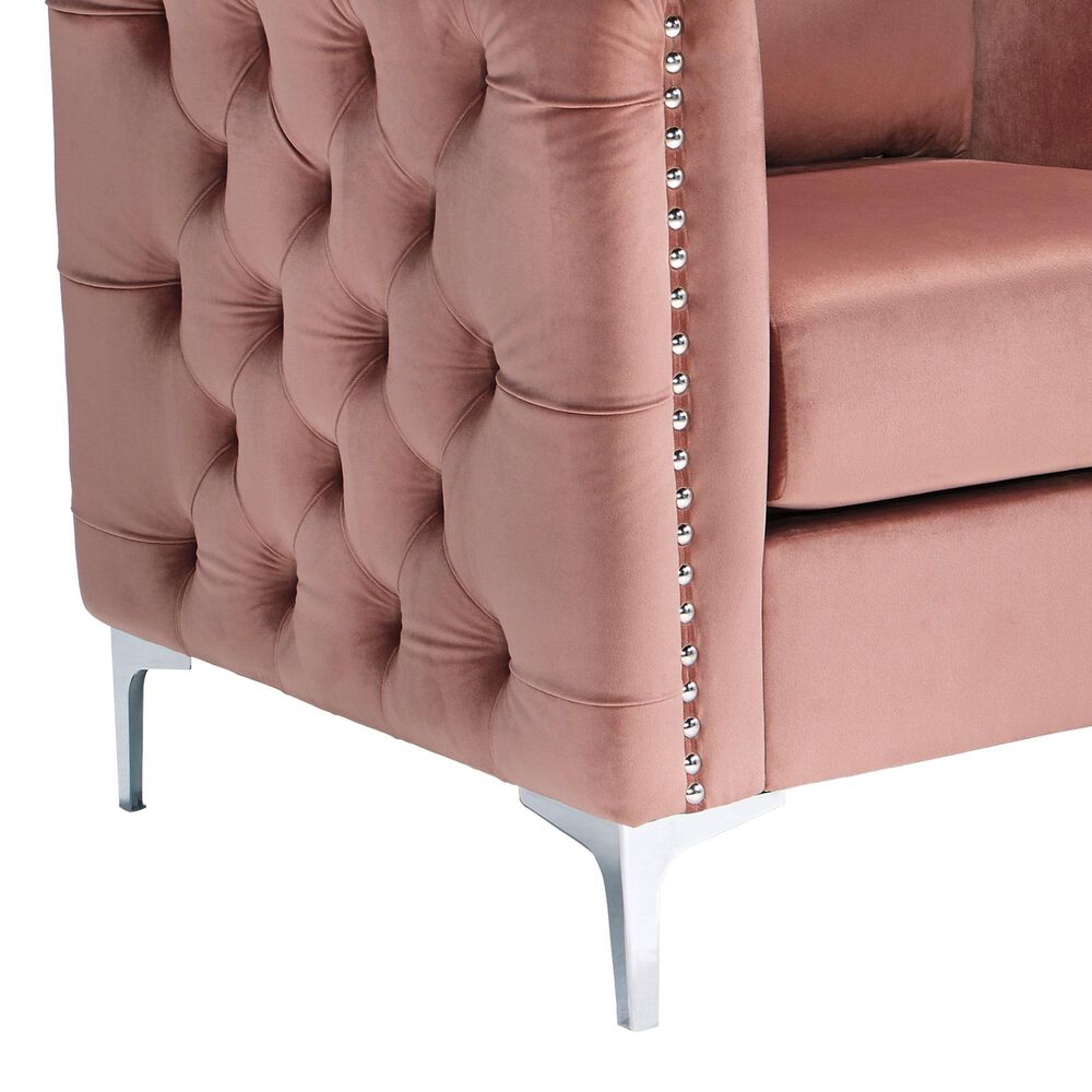 Signature Design by Ashley Lizmont Accent Chair in Blush Pink, , large