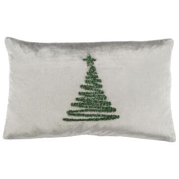 Safavieh Enchanted Evergreen Pillow in Grey/Green, , large