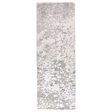 Feizy Rugs Micah 2"10" x 7"10" Silver and Gray Runner, , large