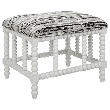 Uttermost Seminoe Small Bench in Gray and Black, , large