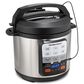 Hamilton Beach 6-Quart Precision Pressure Cooker in Black and Stainless Steel, , large