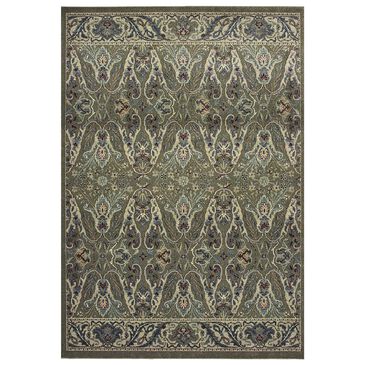 Oriental Weavers Raleigh 655Q5 3"10" x 5"5" Brown and Ivory Area Rug, , large