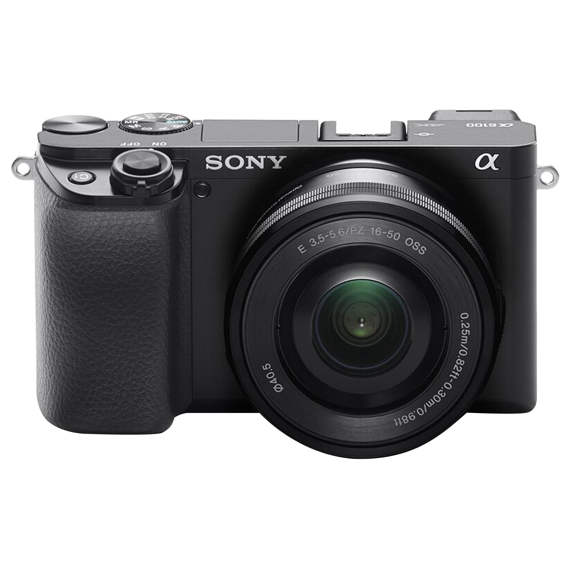 Sony Alpha 6100 Mirrorless Camera 2-Lens Kit with E PZ 16-50mm and