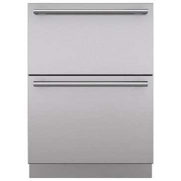 Sub-Zero 24" Drawer Panels with Tubular Handles in Stainless Steel, , large