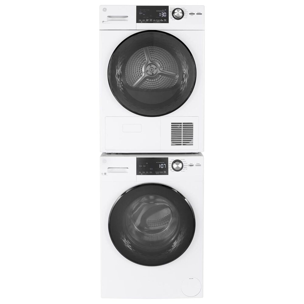 GE Appliances 24&quot; Ventless Condenser Electric Dryer in White, , large