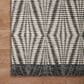 Loloi Kenzie 2"3" x 3"9" Ivory and Charcoal Area Rug, , large