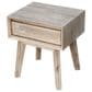 37B Gia 1 Drawer Nightstand in Gray Mix Distressed, , large