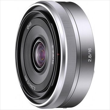 Sony E 16 mm F2.8 Lens in Silver, , large