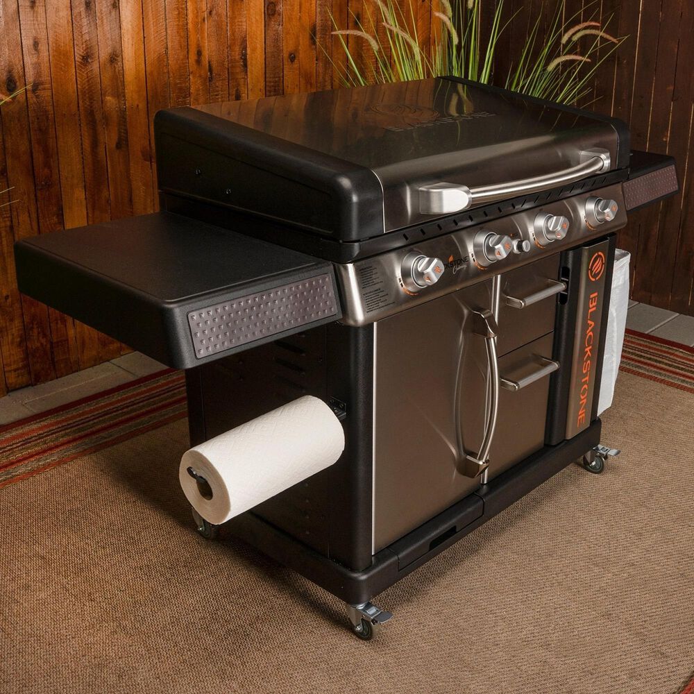 Blackstone 36&quot; Griddle Cooking Station with Cabinets in Stainless Steel and Black, , large