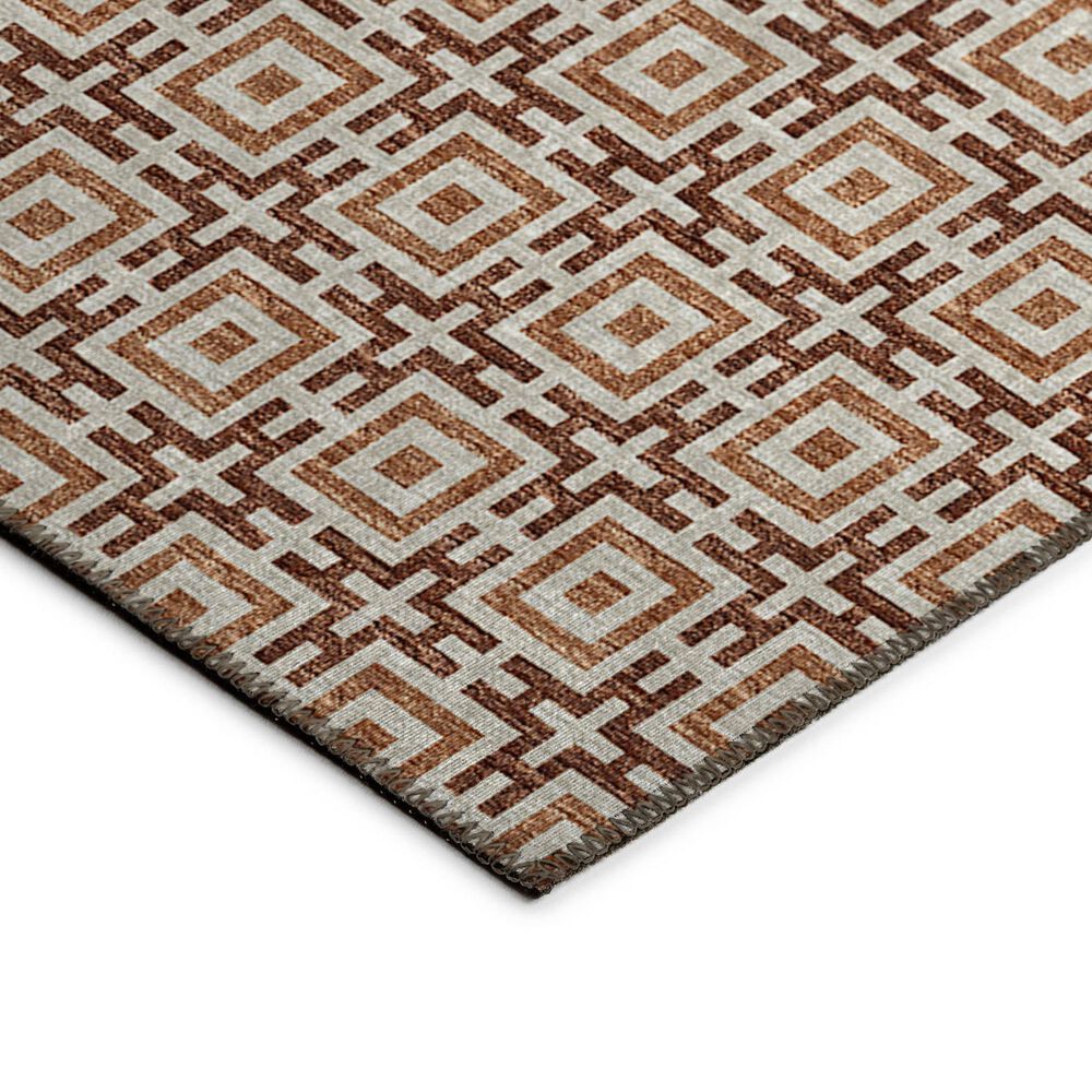 Dalyn Rug Company Marlo 2&#39;3&quot; x 7&#39;6&quot; Paprika Indoor/Outdoor Runner, , large