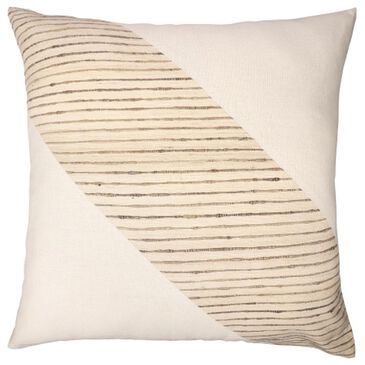 L.R. Home Line 20" x 20" Throw Pillow in Natural and Ivory, , large