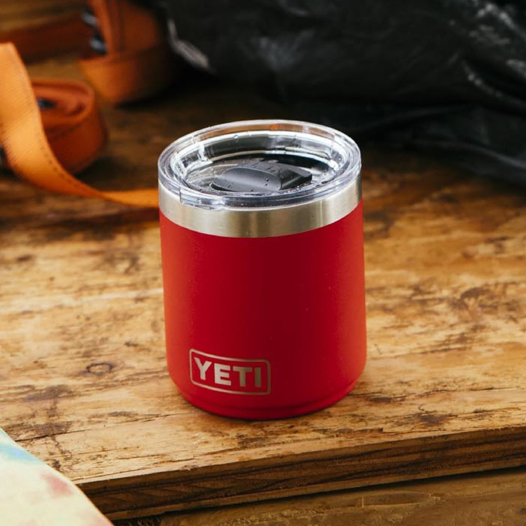 YETI Rambler 10oz Lowball Red | NFM