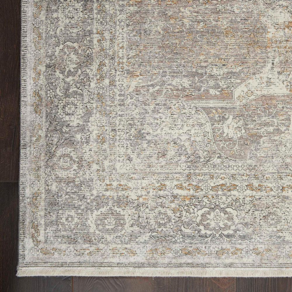 Nourison Starry Nights STN03 10&#39; x 13&#39; Silver and Cream Area Rug, , large