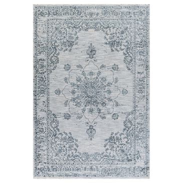 Surya Laila  10" x 14" Navy, Teal, Light Gray, Beige, Taupe and Cream Area Rug, , large