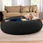 Jaxx 6" Cocoon Large Bean Bag Chair in Black, , large