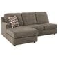 Signature Design by Ashley OPhannon 2-Piece U-Shaped Sectional with Left Facing Chaise and Right Facing Corner Chaise in Putty, , large