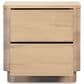 Moe"s Home Collection Round Off 2-Drawer Nightstand in Natural, , large