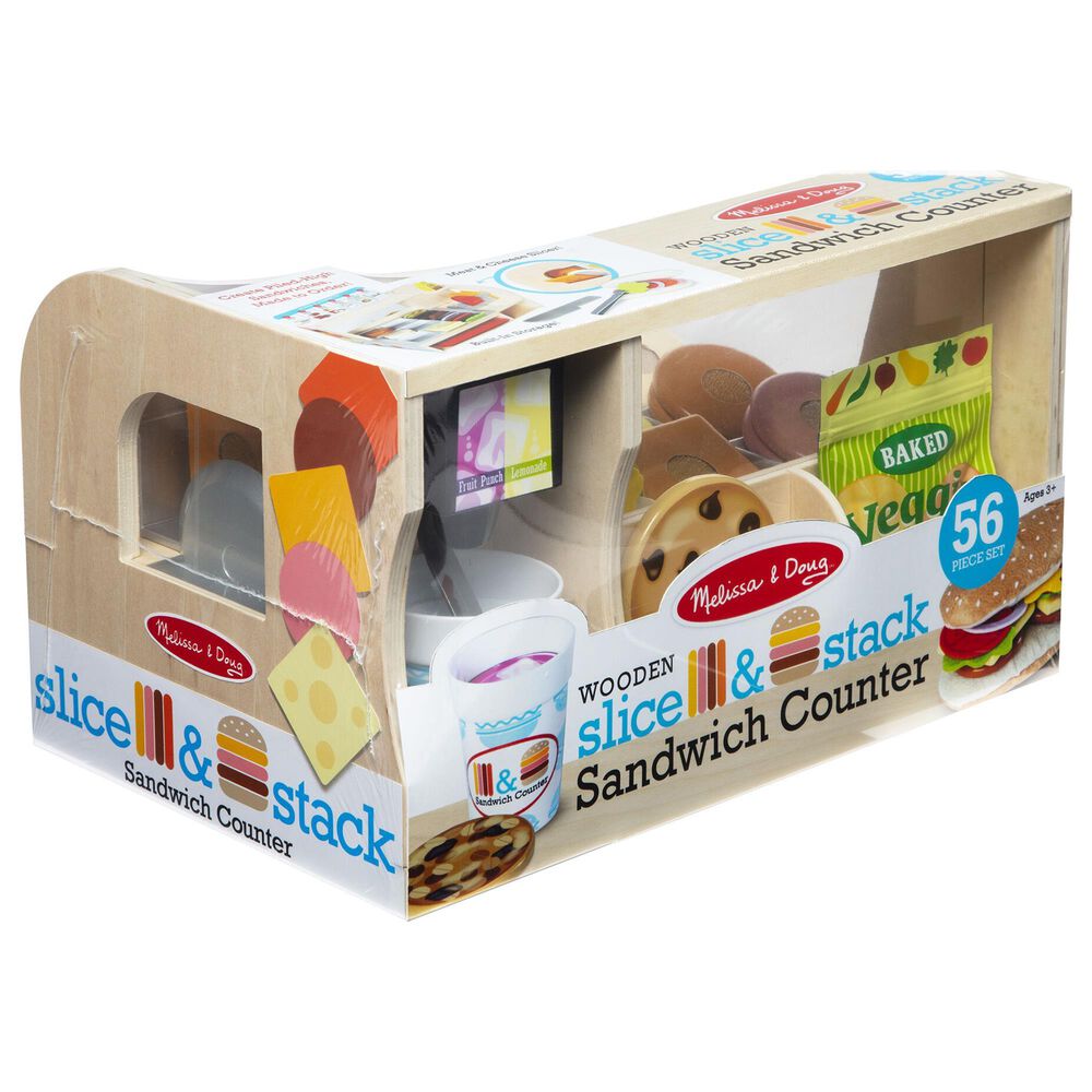 Melissa &amp; Doug Slice and Stack Sandwich Counter, , large
