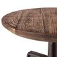 Home Trends & Design Carnegie 15" Adjustable Stool in Bandsaw Teak and Matte Black, , large