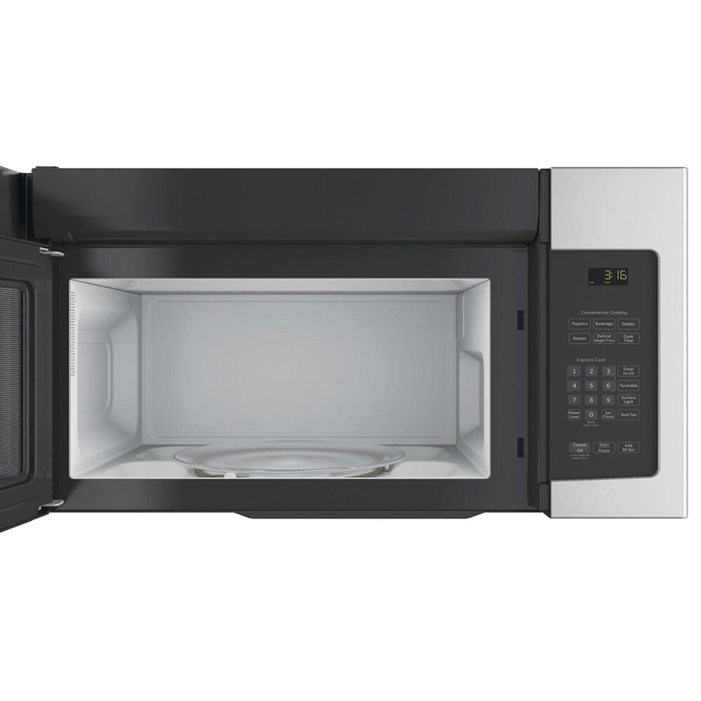 GE Appliances 1.6 Cu. Ft. Over-the-Range Microwave Oven in Stainless Steel, , large