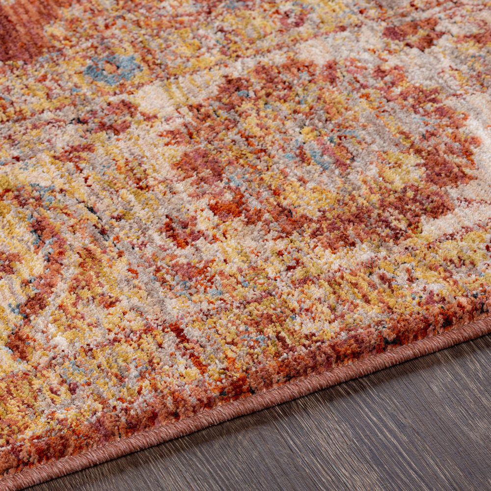 Surya Mirabel 2&#39; x 3&#39; Burnt Orange, Rose, Teal, Olive, Gray and Beige Area Rug, , large