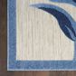 Nourison Aloha ALH33 7" x 10" Blue and Grey Indoor/Outdoor Area Rug, , large