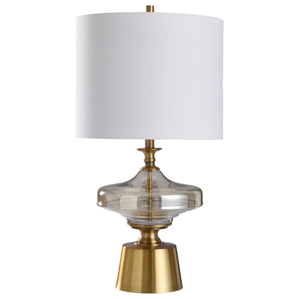 Flair Industries Chatham Glass Table Lamp in Gold, , large