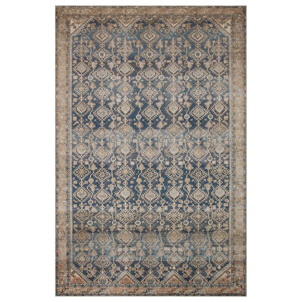 Magnolia Home Lenna LEA-01 3"6" x 5"6" Indigo and Natural Area Rug, , large