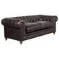 Vintage Furnishings Finn 90" Sofa in Valencia Dark Brown, , large