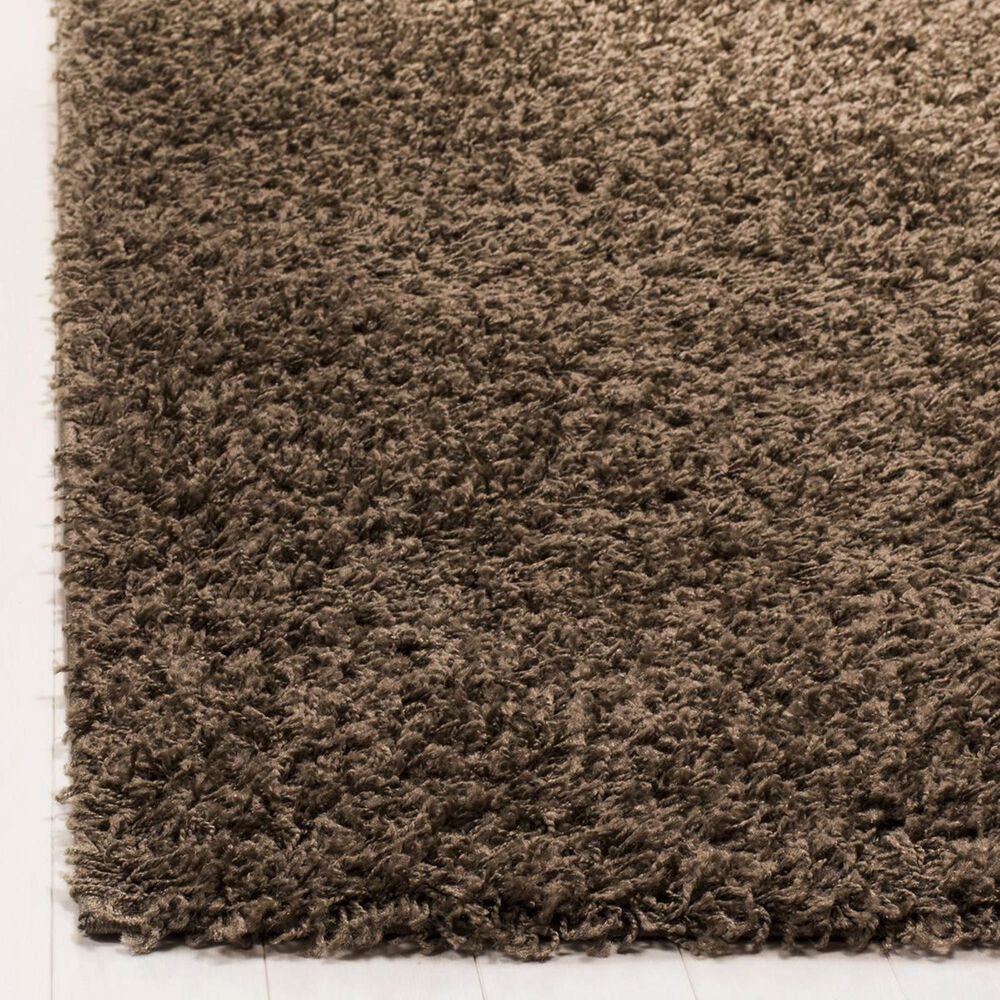 Safavieh Florida Shag SGA119T-5 5&#39;1&quot; x 7&#39;6&quot; Taupe Area Rug, , large