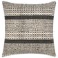 Surya Janya 20" x 20" Throw Pillow in Black and Light Beige, , large
