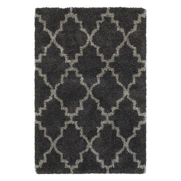 Oriental Weavers Henderson 92K 7"10" x 10"10" Charcoal/Grey Area Rug, , large