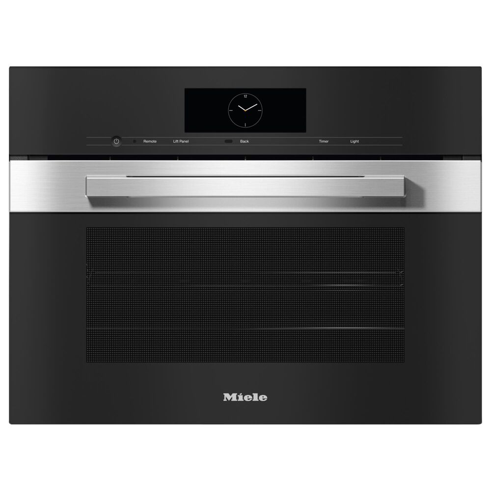 Miele Appliances PureLine 24" Combi-Steam Smart Single Electric Wall Oven XL with Convection in Stainless Steel, , large