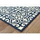 Oriental Weavers Marina 5927B 3"7" x 5"6" Ivory and Navy Area Rug, , large