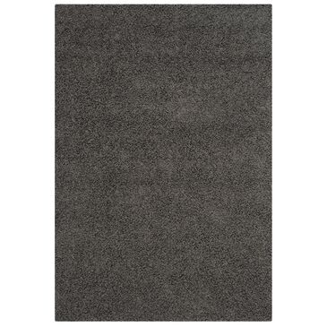 Safavieh Athens Shag SGA119C-5 5"1" x 7"6" Dark Grey Area Rug, , large